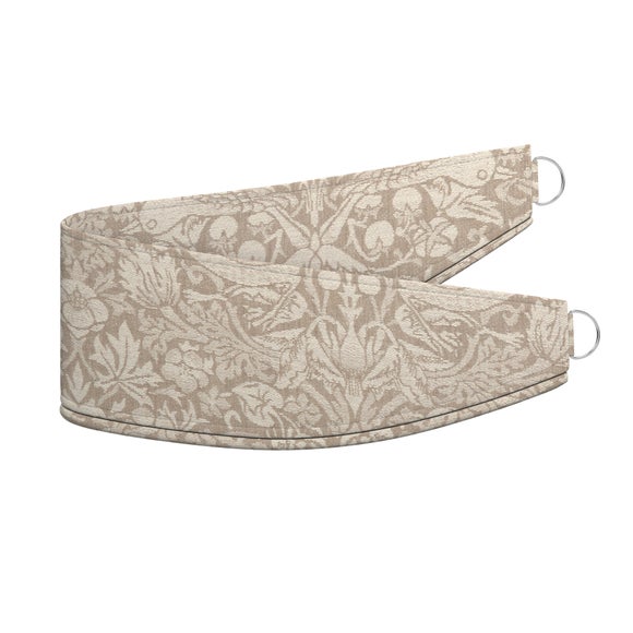 William Morris At Home Strawberry Thief Woven Made to Order Tieback Strawberry Thief Woven Slate