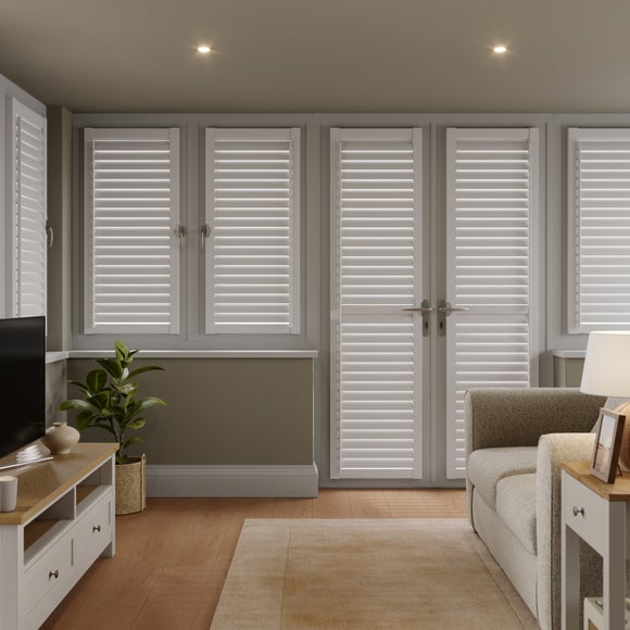 Perfect Fit Made to Measure Shutter Glacier White Shutter