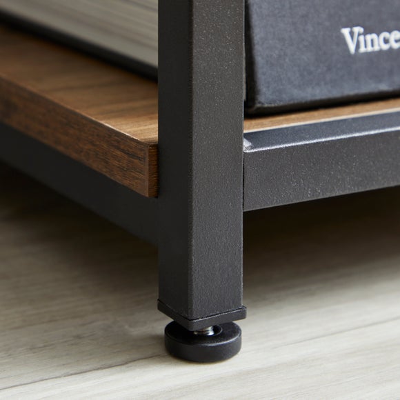 Modular Fulton 3 Shelf Wide Modular Shelving Unit Dunelm