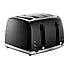 Russell Hobbs Black Honeycomb Kettle and Toaster Set Black