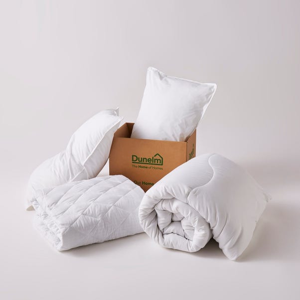 Duvet, Pillows and Protector Starter Pack - Single image 1 of 5