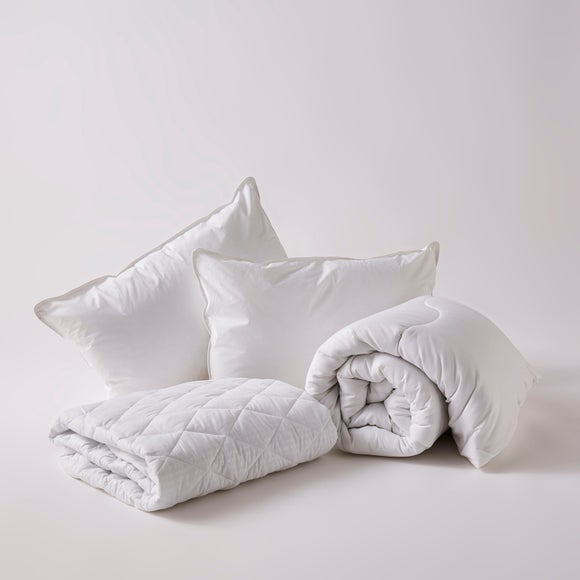 Single duvet hot sale and pillows