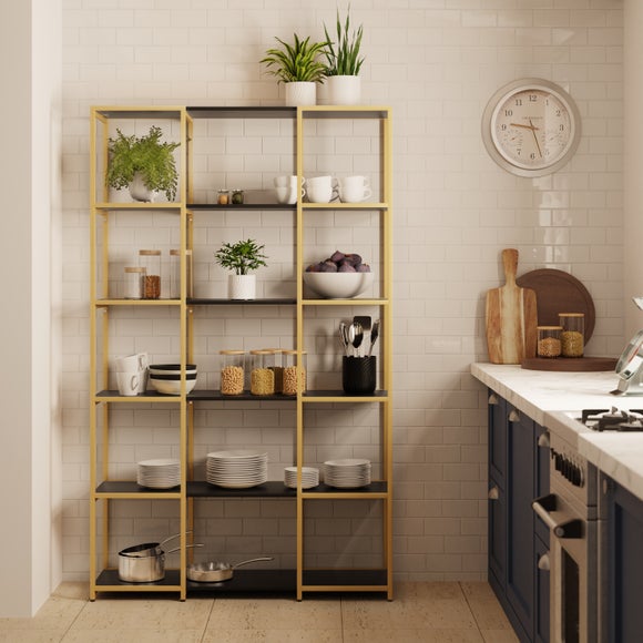 6 store shelving unit