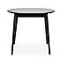 Leo Dining Table with Tulle Chairs Black