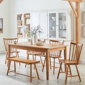 Maddox Dining Table with Loxwood Chairs and Bench