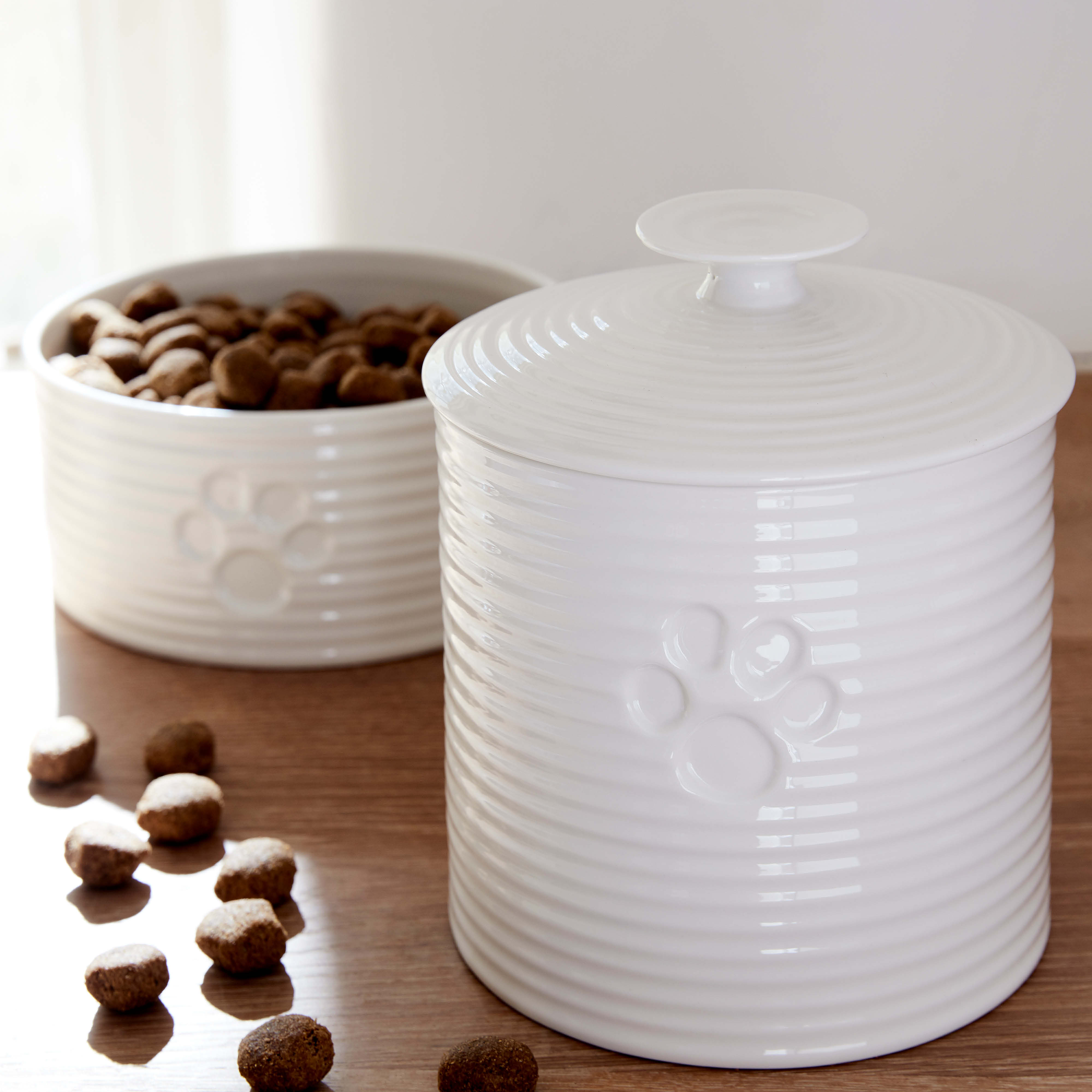 Sophie Conran for Portmeirion Pet Bowl & Treat Jar Bundle