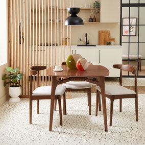Alva Square Dining Table with Alva Dining Chairs 