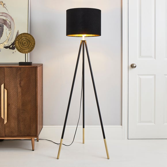 Dunelm trio tripod on sale floor lamp