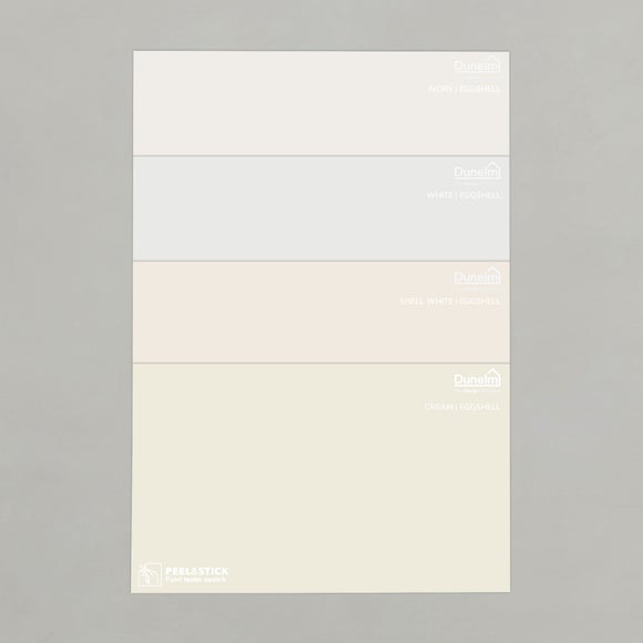 Eggshell White Self Adhesive Paint Swatch Bundle