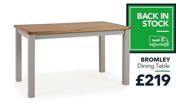 Bromley Dining Table Grey