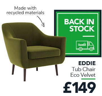 Eddie Tub Chair Eco Velvet Olive