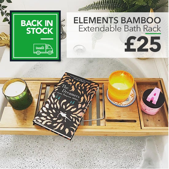 Elements Bamboo Extendable Bath Rack