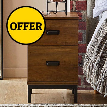 Fulton Slim Bedside Table