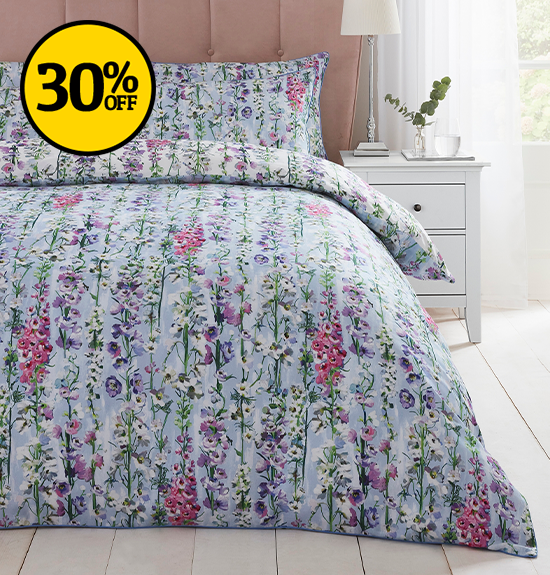 Dorma Country Garden 100% Cotton Duvet Set 