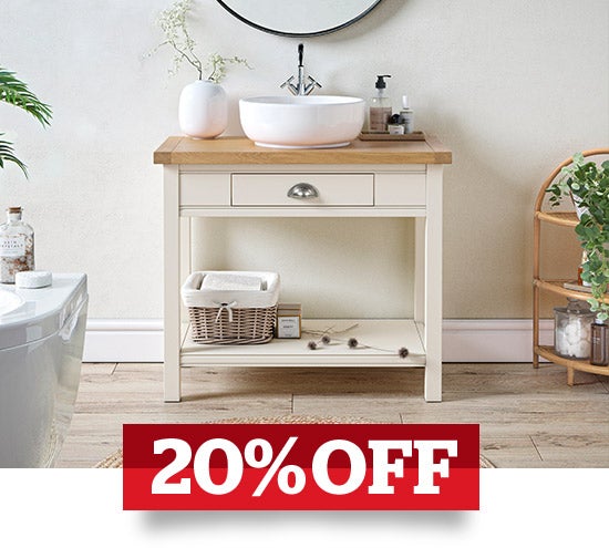 Compton Washstand Ivory