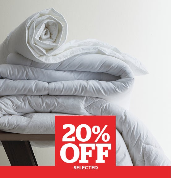 20% off selected Duvets​