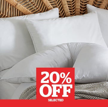 20% off selected Pillows