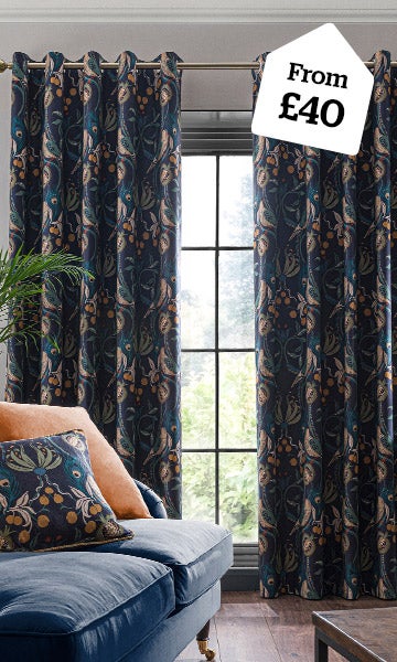 Havisham Navy Blackout Curtains