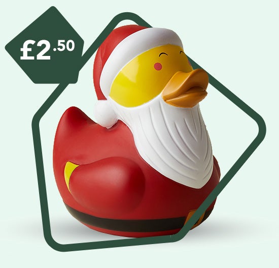 Santa Rubber Duck