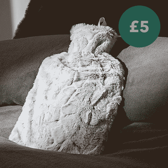 Snow Leopard Mini Hot Water Bottle >