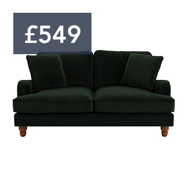 Beatrice Velvet 2 Seater Sofa