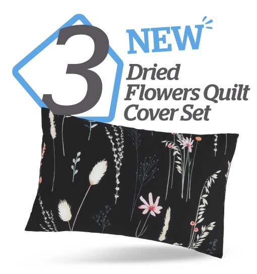 Dried Flowers Quilt Cover Set 