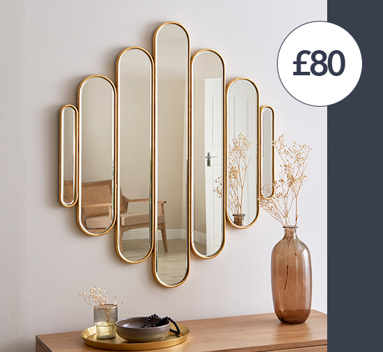 Vivian Wall Mirror Gold