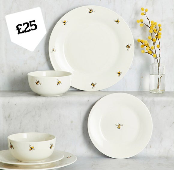 Bee 12 Piece Dinner Set