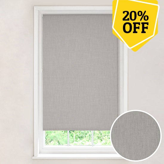 Solar Grey Blackout Roller Blind