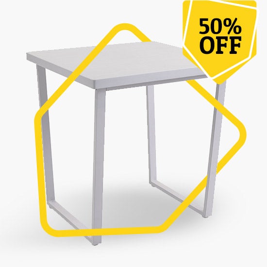 Vixen Compact Dining Table White