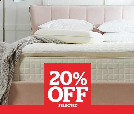 DUVETS, PILLOWS & PROTECTORS SALE >