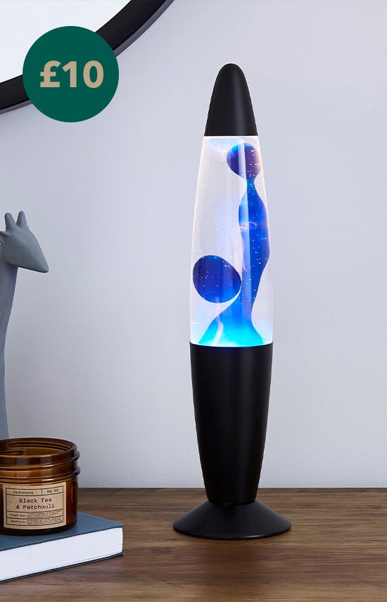 Blue Retro Lava Lamp