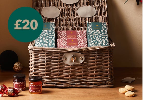 Wicker Afternoon Tea Hamper Basket