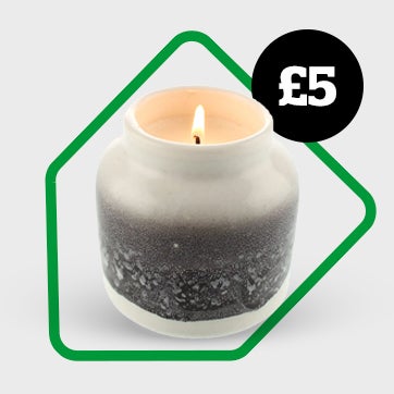 Reactive Glaze Candle