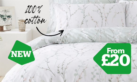 Belle Sage 100% Cotton Bedding Set