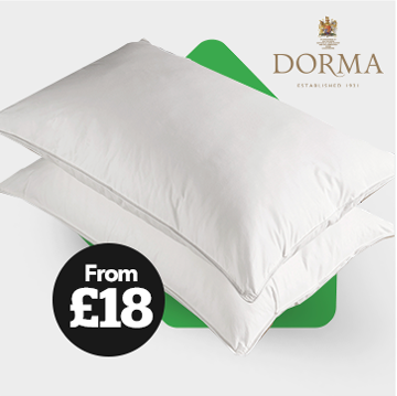 Dorma Full Forever Medium Support Pillow Pair