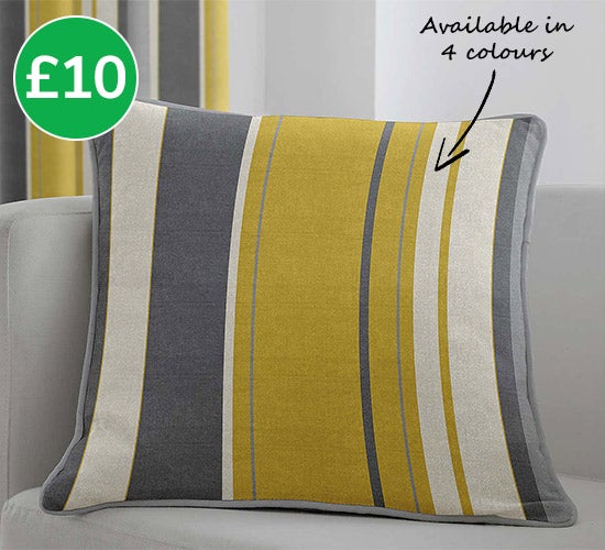 Whitworth Striped Cushion Blush