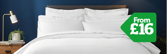 Fogarty Soft Touch White Duvet Cover and Pillowcase Set