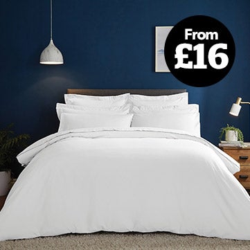 Fogarty Soft Touch White Duvet Cover and Pillowcase Set