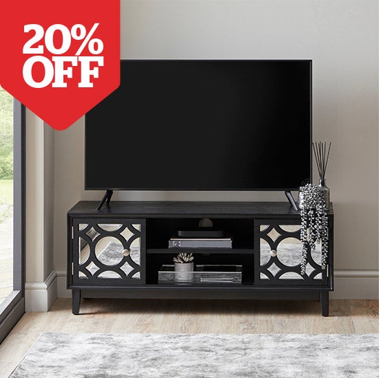 Delphi Black TV Unit