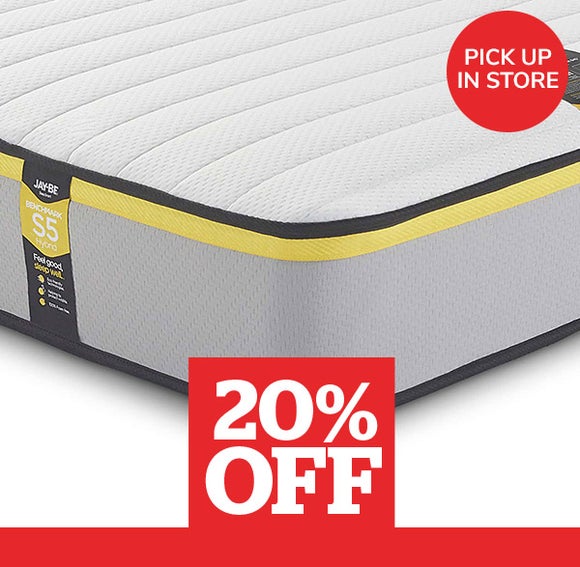 ay-Be Benchmark S5 Hybrid Medium Pocket Sprung Mattress Set