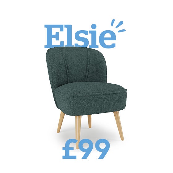 Elsie Boucle Cocktail Chair