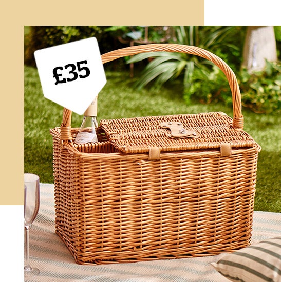 Picnic Basket with Drinks Carrier