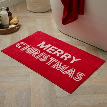 Merry Christmas Bath Mat