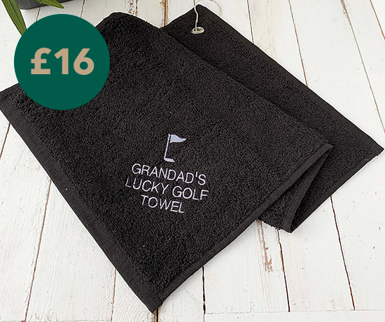 Grandad's Lucky Golf Towel