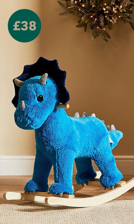 Blue Rocking Dinosaur