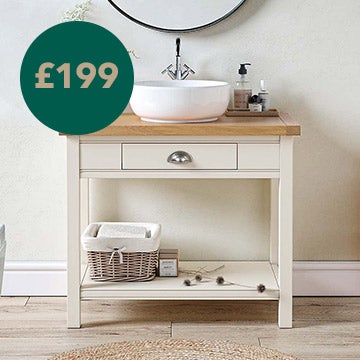 Compton Ivory Vanity Unit