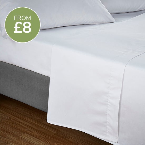 Flat sheets from £8