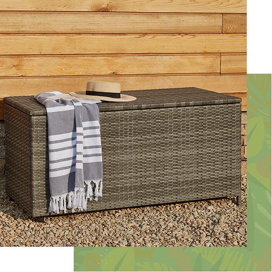 Cancun Cushion Storage Box with Wheels