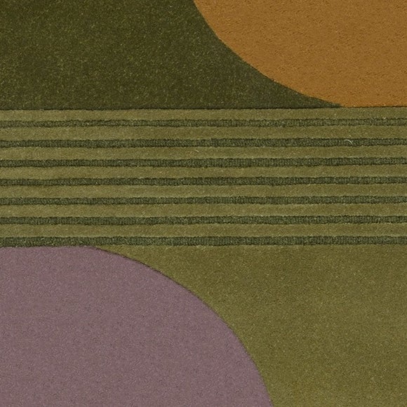 Lozenge Green Multicoloured